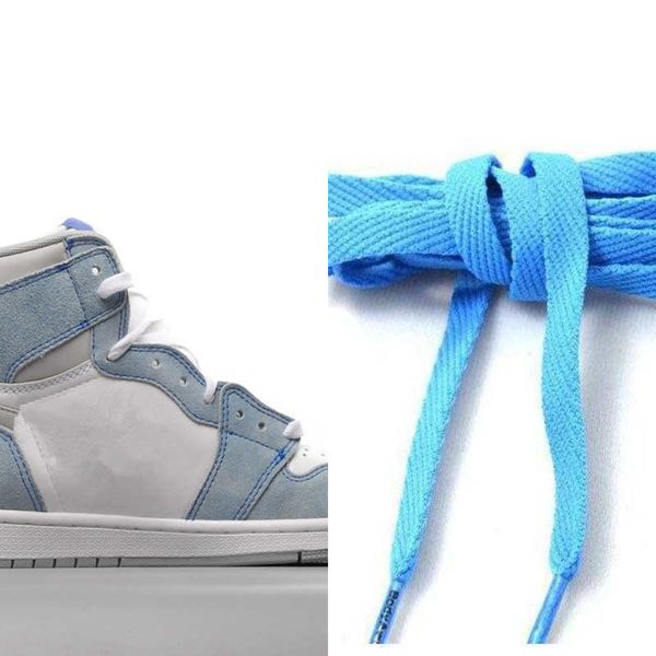 

1 og hyper royal basketball shoes men women trainers sneakers university blue black gold light smoke sport chaussures with boxcudd