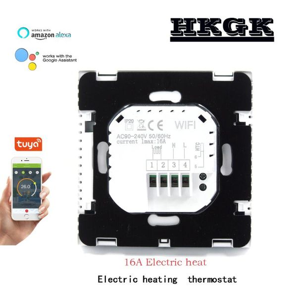 

smart home control 16a electric heating wifi room thermostat