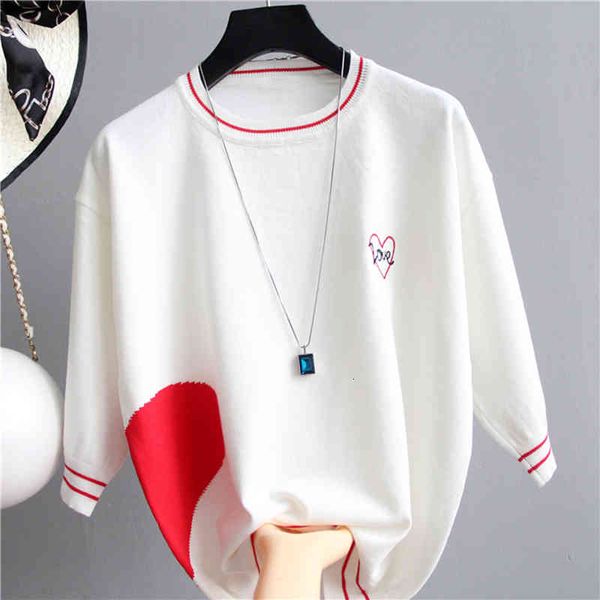 

women's t-shirt shintimes thin t women clothes letter love knitted new summer woman tshirt casual female tee femme rq2l, White