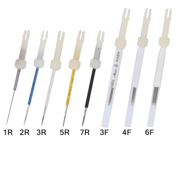 

tattoo needles 50pcs needle for original usa mosaic machine 1r 2r 5r 7r 3f 4f 6f permanent makeup eyebrow lip eyeline