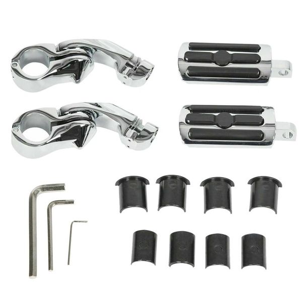 

pedals 1-1/4 inch highway motorcycle bumper modified foot pegs crash bar