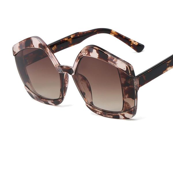 

sunglasses oversized women designer gradient black woman vintage eyewears uv400, White;black