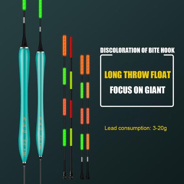 

fishing accessories nano smart led float highly sensitive fish bite remind buoy gravity sensor glowing electric night luminous