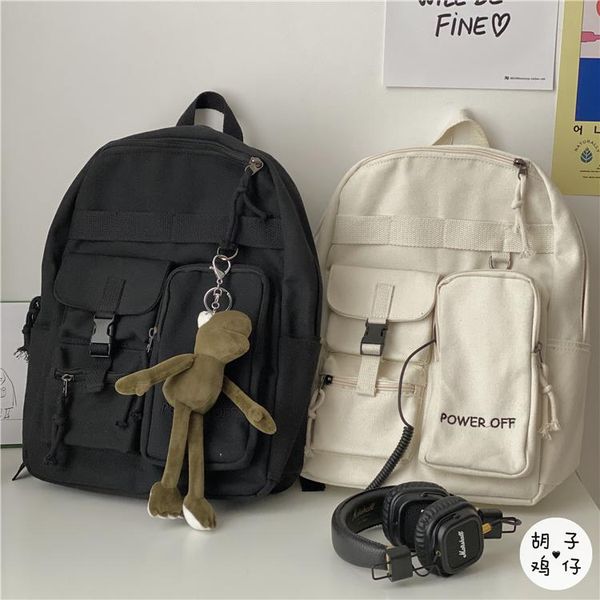 

men and women backpack korea ins retro tooling girl student schoolbag