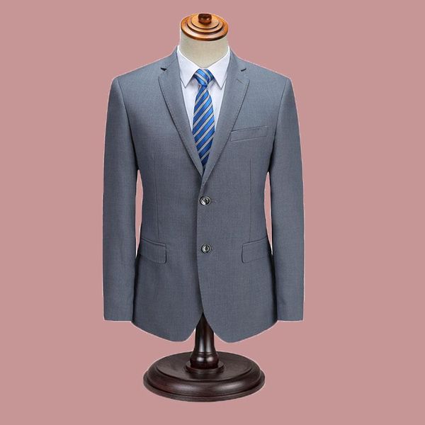 

men's suits & blazers smoking jacket 2pcs business social men suit slim fit wedding male blazer coat pants design homme costume, White;black