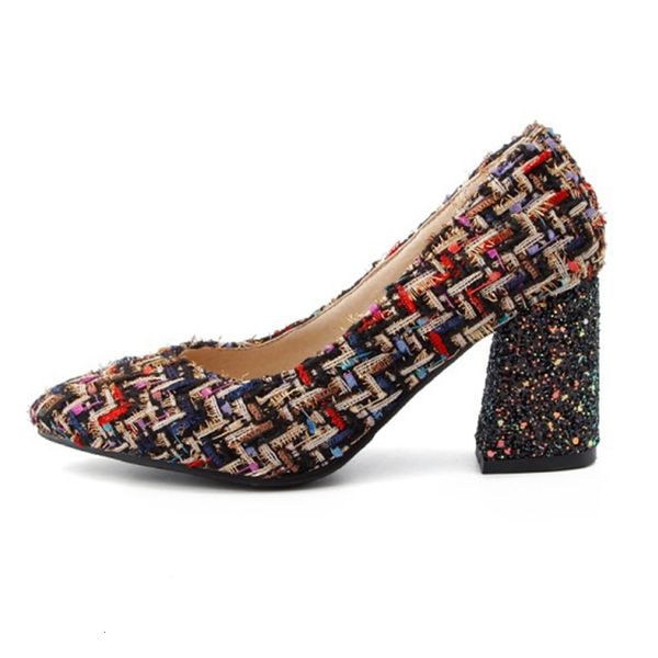 

sandals arrival female fashion bombs mary janes square pumps pointed black toe women's party shoes and 3-14 size 8cqg