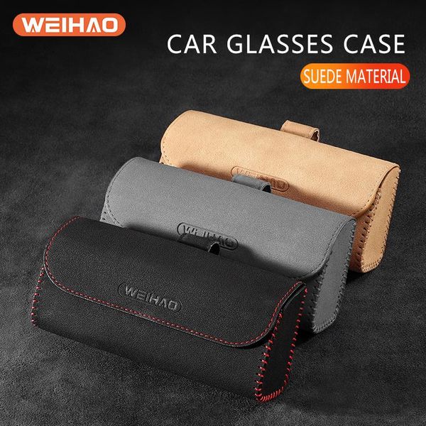 

car glasses box storage holder sunglasses case clip for eyeglasses ticket card universal multi-function other interior accessories