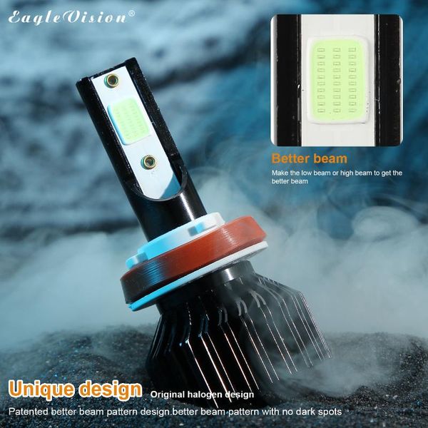 

car headlights lights h11 led 30w 3000lm lamp for headlight bulbs 9005 9006 turbo 12v 24v mini canbus lampada