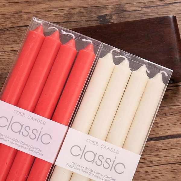 

wholesale color candles pole wax household wedding candlestick r8g1