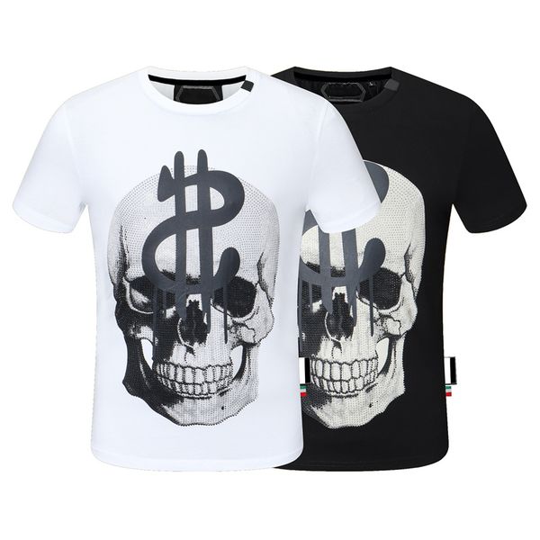 

pp men t shirt spring and summer men's t-shirts jackets high grade cotton short sleeve round neck shirts luxury t-shirt size: m  xl x, White;black