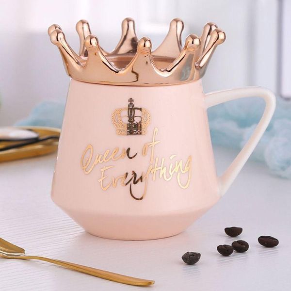 

mugs crown theme milk / coffee cartoon multicolor cup kitchen tool gift drop