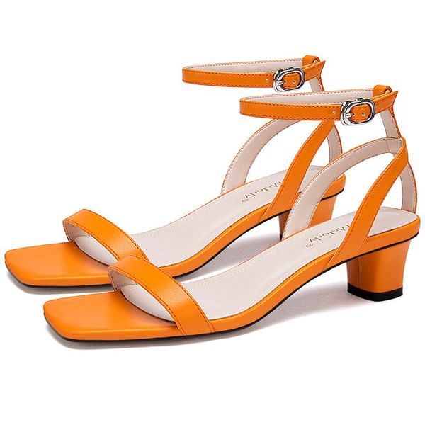 

luxury shoes women designers 2021 summer 4cm high heel brown white sandals 11803azy5002, Black