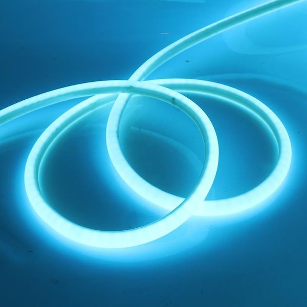 

neon light 12v flexible led strip 14mm 360 round tube tape home outdoor christmas decoration waterproof string rope strips