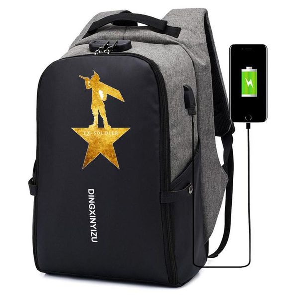 

backpack game final fantasy printing men laprucksack anti-theft usb charging travel bagpack student book school bags