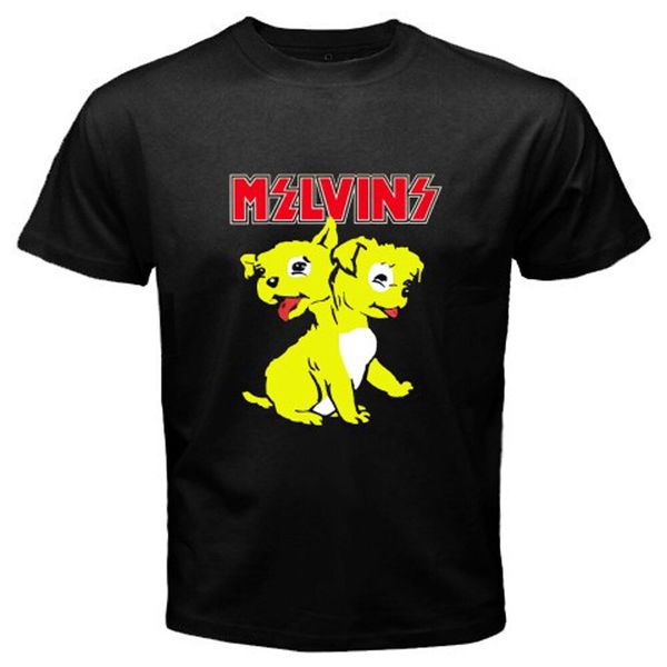 

The Melvins Houdini Dog Logo Men's Black T-Shirt Size S M  XL 2XL 3XL, White;black