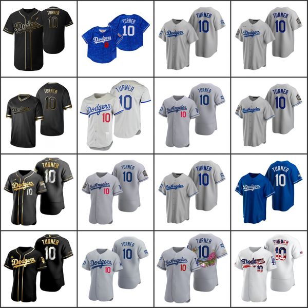 

los angeles dodgers men 10 justin turner women youthjerseys, Black;red