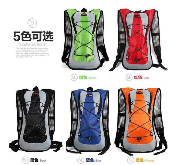 

backpack 1 piece 5l bicycle riding cycle equipment for holding water bag road