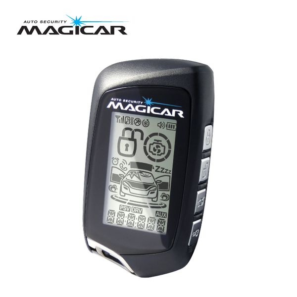 

m905f magicar car alarm system two way lcd remote starter