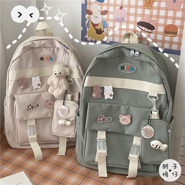 

vintage sense student schoolbag female college style girl backpack all-match travel