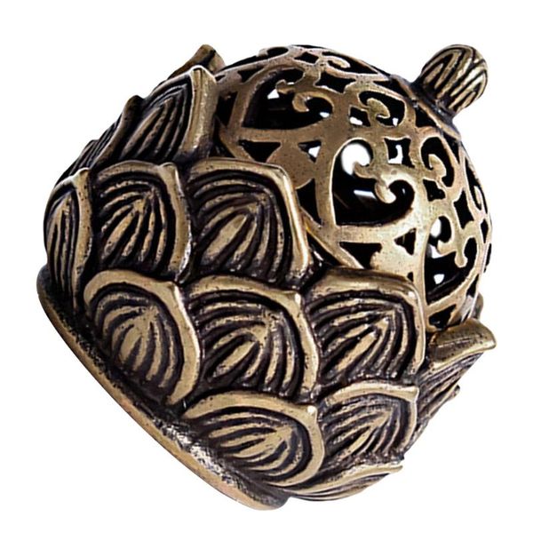 

1pc creative craft incense burner copper tabledecoration aroma fragrance lamps