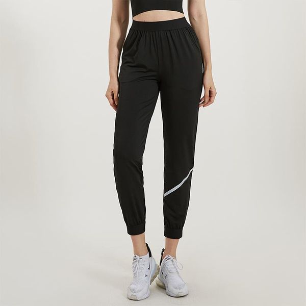 

running pants vansydical women loose elastic training joggers trousers high waist quick dry athletic gym fitness yoga sweatpants, Black;blue