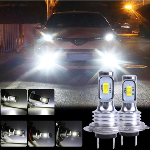 

car headlights accessories headlight h1 h3 h11 h7 h4 auto fog light 4000lm led bulb wedges motorcycle product