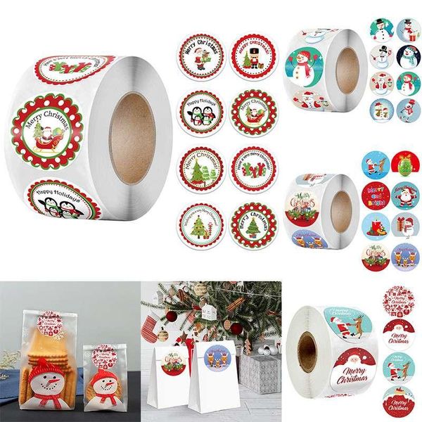 

christmas decorations wrapping gift box label merry animals snowman 500pcs tags