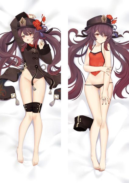 

pillow case genshin impact hu tao anime body cover multi-size