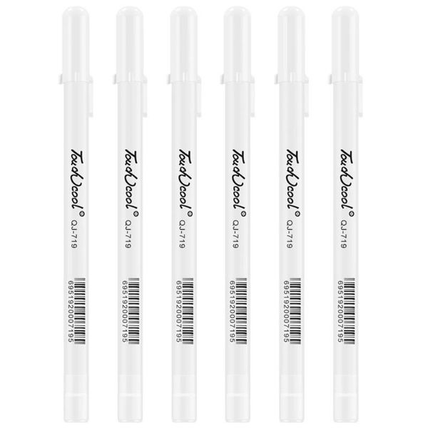 

gel pens white fine point tip ink creative for illustration design black paper writing office school supplies