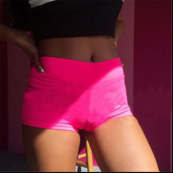 

women short esportes fast drying skinny shorts casual anti emptied cotton contrast elastic waist correndo pants, White;black