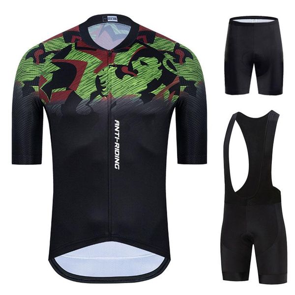 

racing sets road bike 2021 men's summer cycling jersey breathable ropa ciclismo hombre triathlon skinsuit short sleeve uniform sportwea, Black;blue
