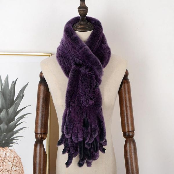 

hats, scarves & gloves sets real whole rex fur scarf women winter warm neckerchief handmade fluffy soft colorful, Blue;gray