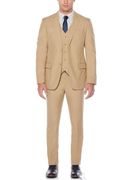 

men's suits & blazers arrival two button groom tuxedos groomsmen man 2021 terno wedding blazer (jacket+pants+vest), White;black