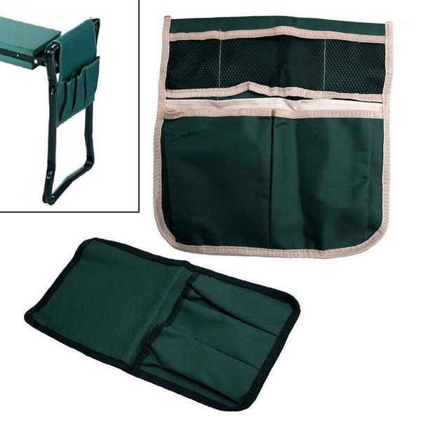 Borse portaoggetti Piccolo/grande verde portatile imbottito inginocchiatoio da giardino panca inginocchiata sedia sgabello borsa per attrezzi cuscino per sedile