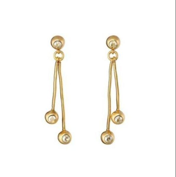 

earrings & necklace csxjd luxury women's jewelry vintage metal crystal, Silver