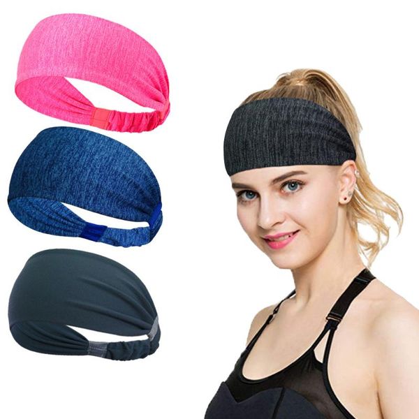 

breathable running cycling yoga dance fitness sports antiperspirant belt headband sweatband, Yellow;black