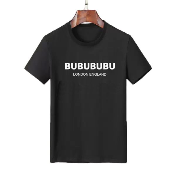 

famous mens designer t shirt letter print round neck short sleeve black white fashion men women tees 02, White;black