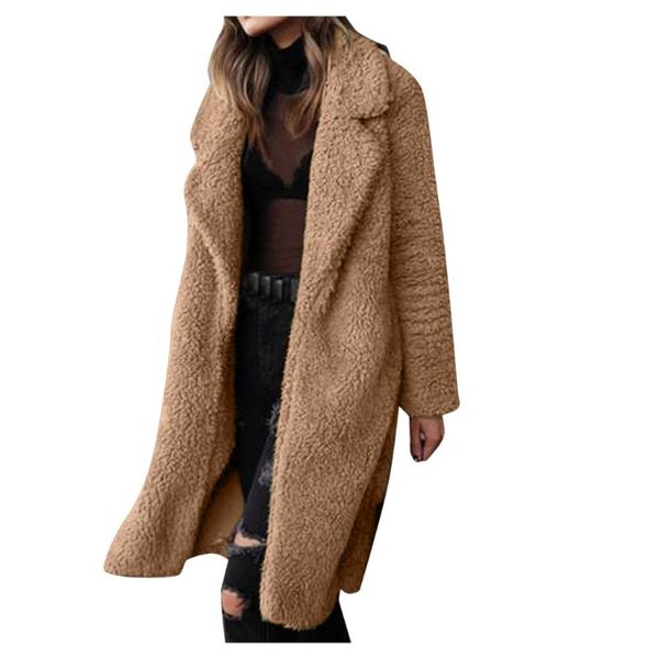 

female winter coat jacket outerwear coats women oversized open front hooded draped pockets cardigan vintage women's jackets, Black;brown