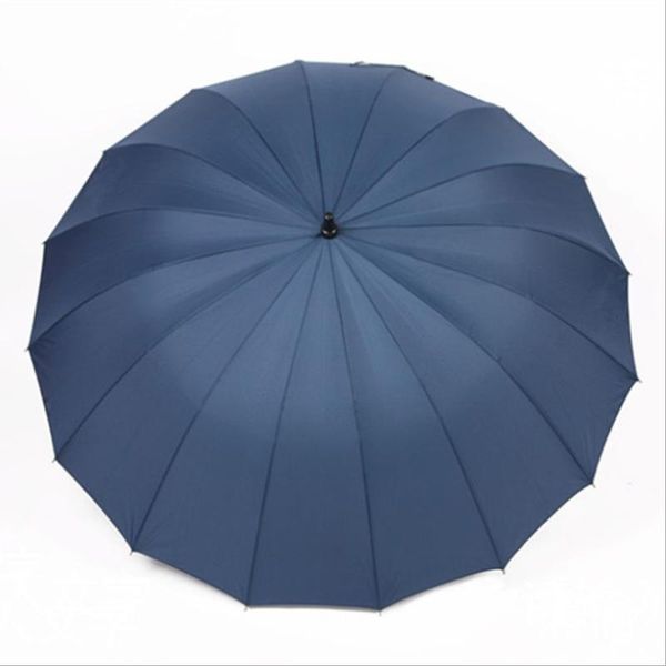 

umbrellas rainy 16ribs 98cmins streth long-handle colourful umbrella automatic