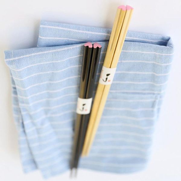 

chopsticks 1 pair 22.5cm lover durable eco-friendly natural wood gift tableware