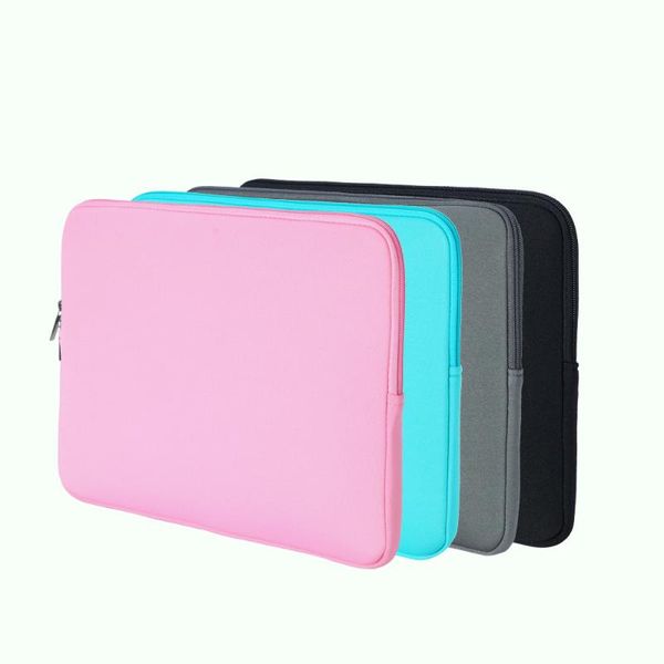 

briefcases solid color lapbag large capacity thin shoulder slung computer inner waterproof notebook handbag briefcase