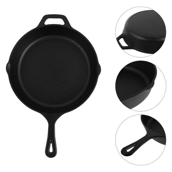 

pans 1pc non-stick frying pan outdoor camping pot round shape kitchen supply