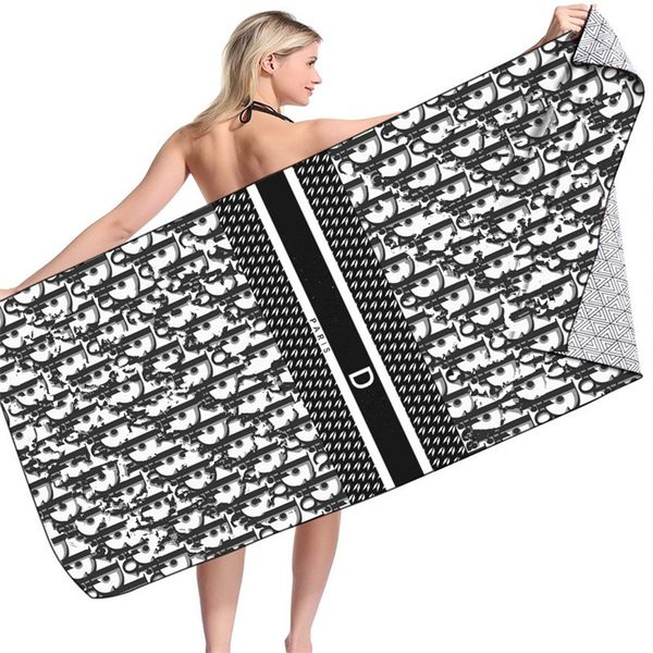 

letter casual ins style beach towel fashion summer bath towels classic home