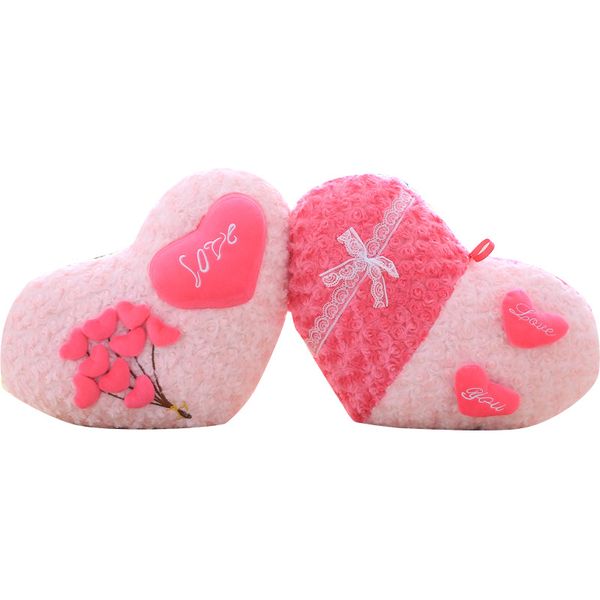 

rose love pillow couple gift cute love, plush, pillow, mat, valentine's day gift