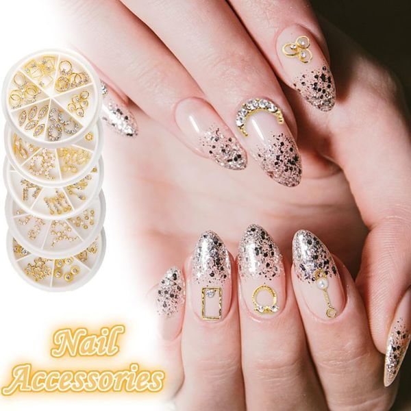 

nail art kits small alloy pearl color diamond rhinestone metal decoration flatback crystal rhinestones for diy decorat