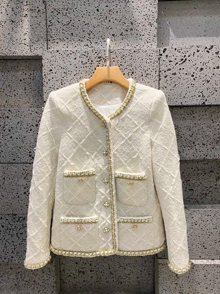 

women's jackets 2021 autumn winner women luxury white jacket overcoat female chic casual ccoat gdnz 7.25, Black;brown