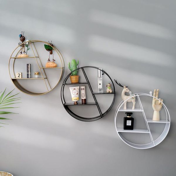 

iron basket shelf decorative wall bathroom storage for soap shower rack holder organizer morden simple design other home decor