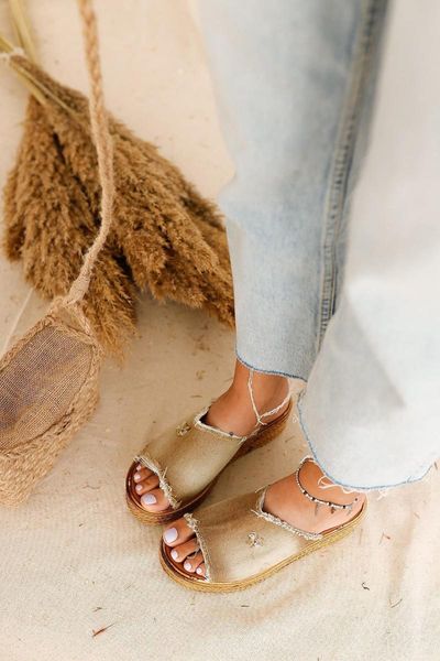 

slippers women's beige julis jeans filler, Black