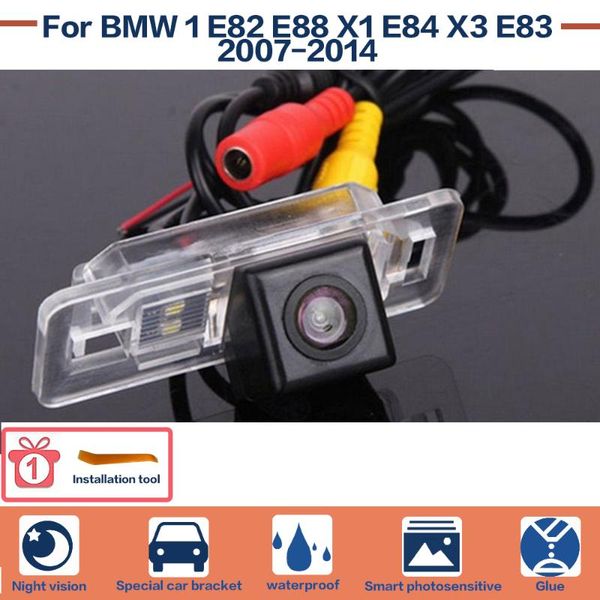 

car rear view cameras& parking sensors reverse backup camera hd night vision for 1 e82 e88 x1 e84 x3 e83 2007-2014