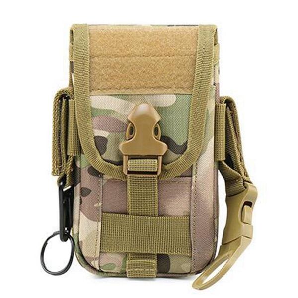 

outdoor bags tactical pouch waist belt bag phone molle for hiking camping sport millitary case